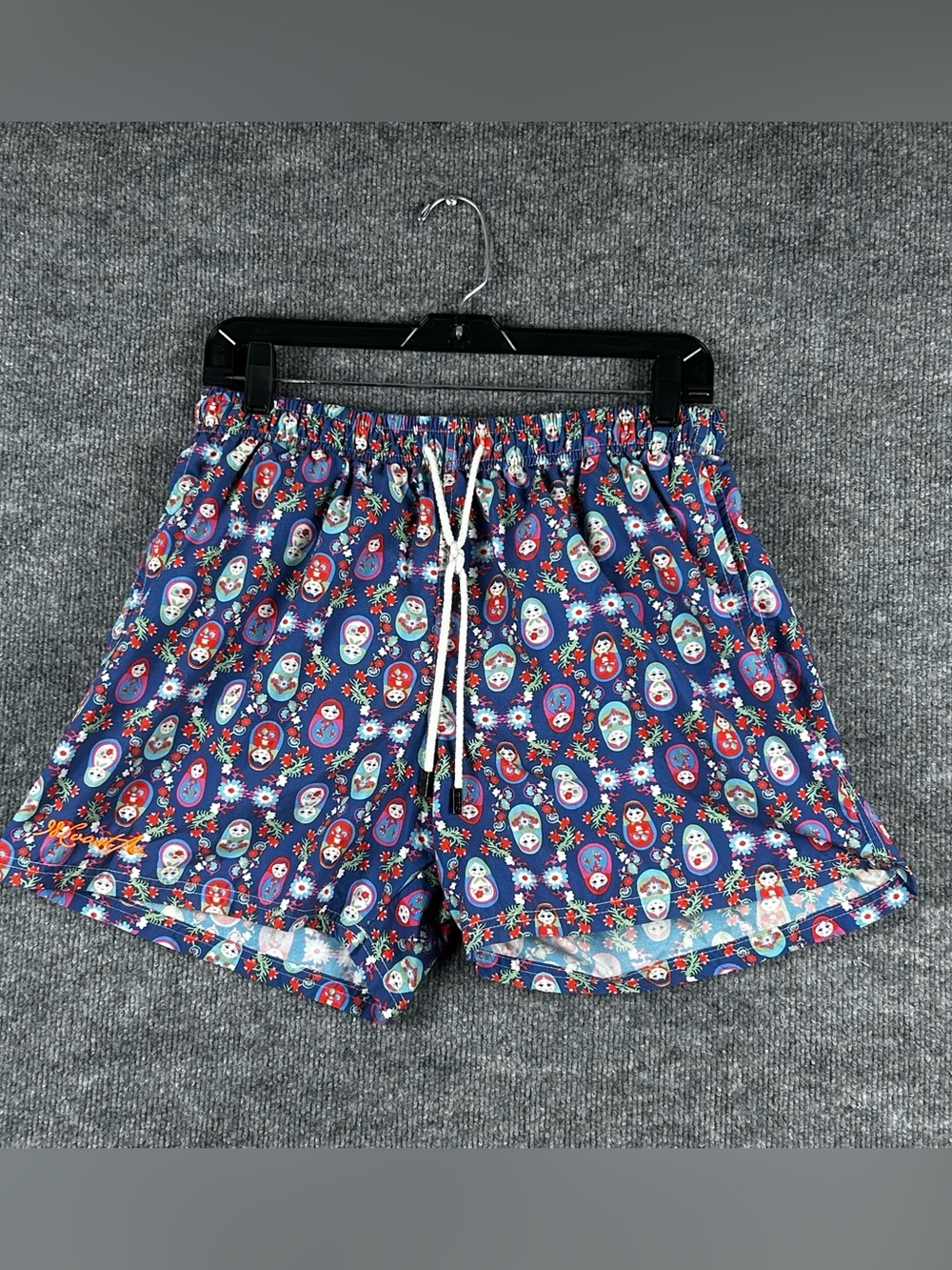 98 Coast Av Boys XL Matryoshka Nesting Doll Swim Trunks